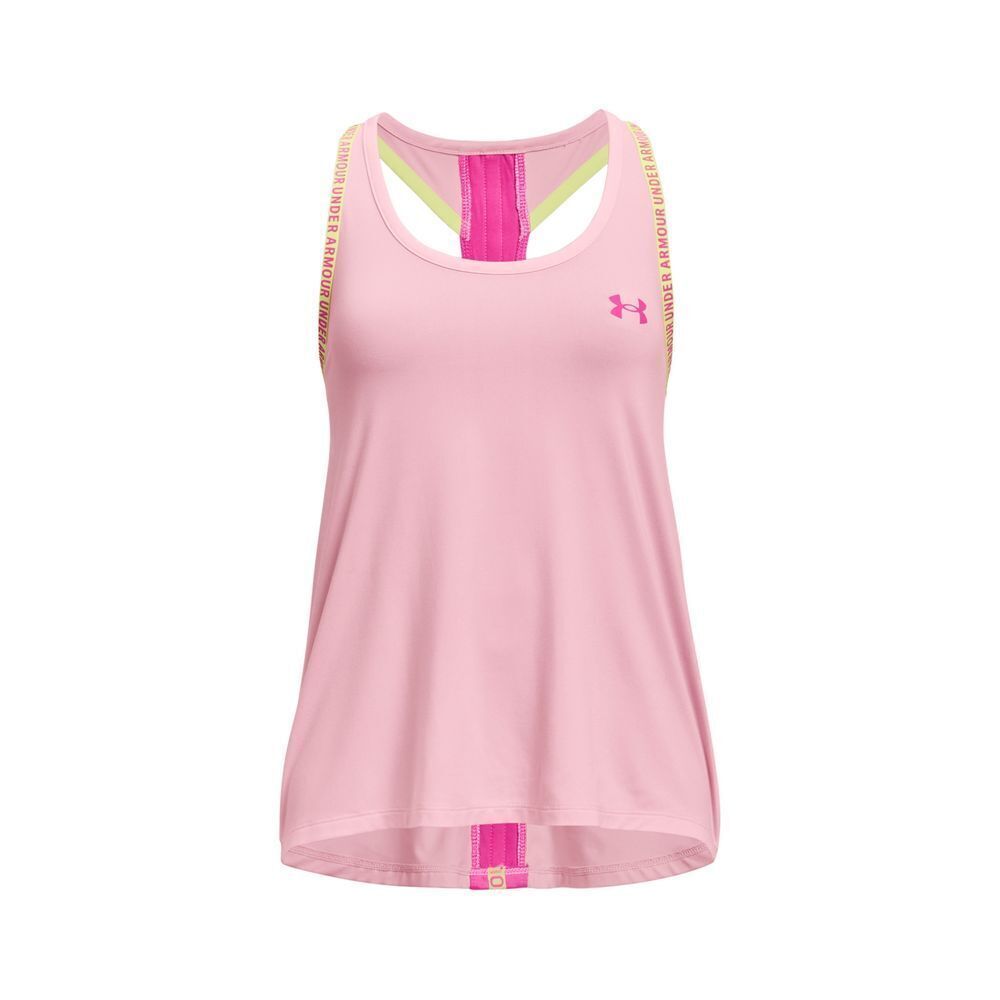 Under Armour Girls Pink and Yellow Tank‎ Size YXL